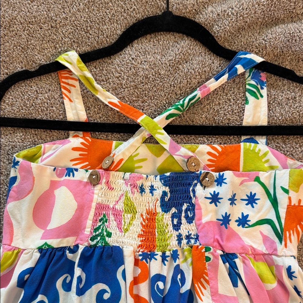 Petal and pup vibrant Sundress - Picture 4 of 6